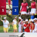 ทีมนักกอล์ฟสาวยุโรปเสมอสหรัฐใน The Solheim Cup หลังชนะ 3 แมทช์ ในบ่ายวันเสาร์ที่ 23 กันยายน 2566