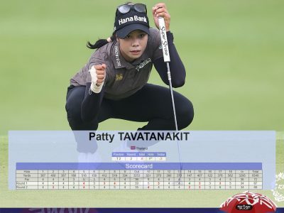 จบแล้ววันที่ 2 สำหรับ #โปรแพตตี้ – ปภังกร ธวัชธนกิจ กับรายการ KLPGA Hana Financial Group Singapore Women Open