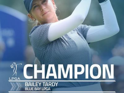 ร่วมยินดีกับ โปรสาวชาวอเมริกัน ไบลีย์ ทาร์ดี้ คว้าแชมป์รายการ Blue Bay LPGA 2024 นับเป็นแชมป์แรกในการเล่นอาชีพแอลพีจีเอ ทัวร์