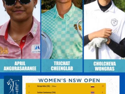 โปรมายด์,โปรเอพริล,อาโป และ โปรออม ผ่านตัดตัว LET tour รายการ WomensNSWOpen