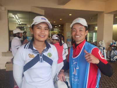 “ฝ้าย” พิมพ์พิศา รับรอง จบรอบ 2 ผ่านตัดตัวแข่งต่อในรอบที่ 3 และ 4 “Ai Miyazato Suntory Ladies Open Golf Tournament 2024”