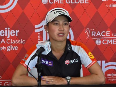 สัมภาษณ์ จีโน่ – อาฒยา เปิดตัวรอบแรก Meijer LPGA Classic