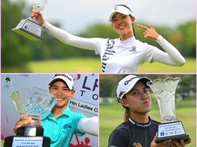 “อาโป-ชลชีวา”,“น้ำผึ้ง-นวพร”และ “แพท-ธัญรดา” สามแชมป์หน้าใหม่ THAI LPGA TOUR